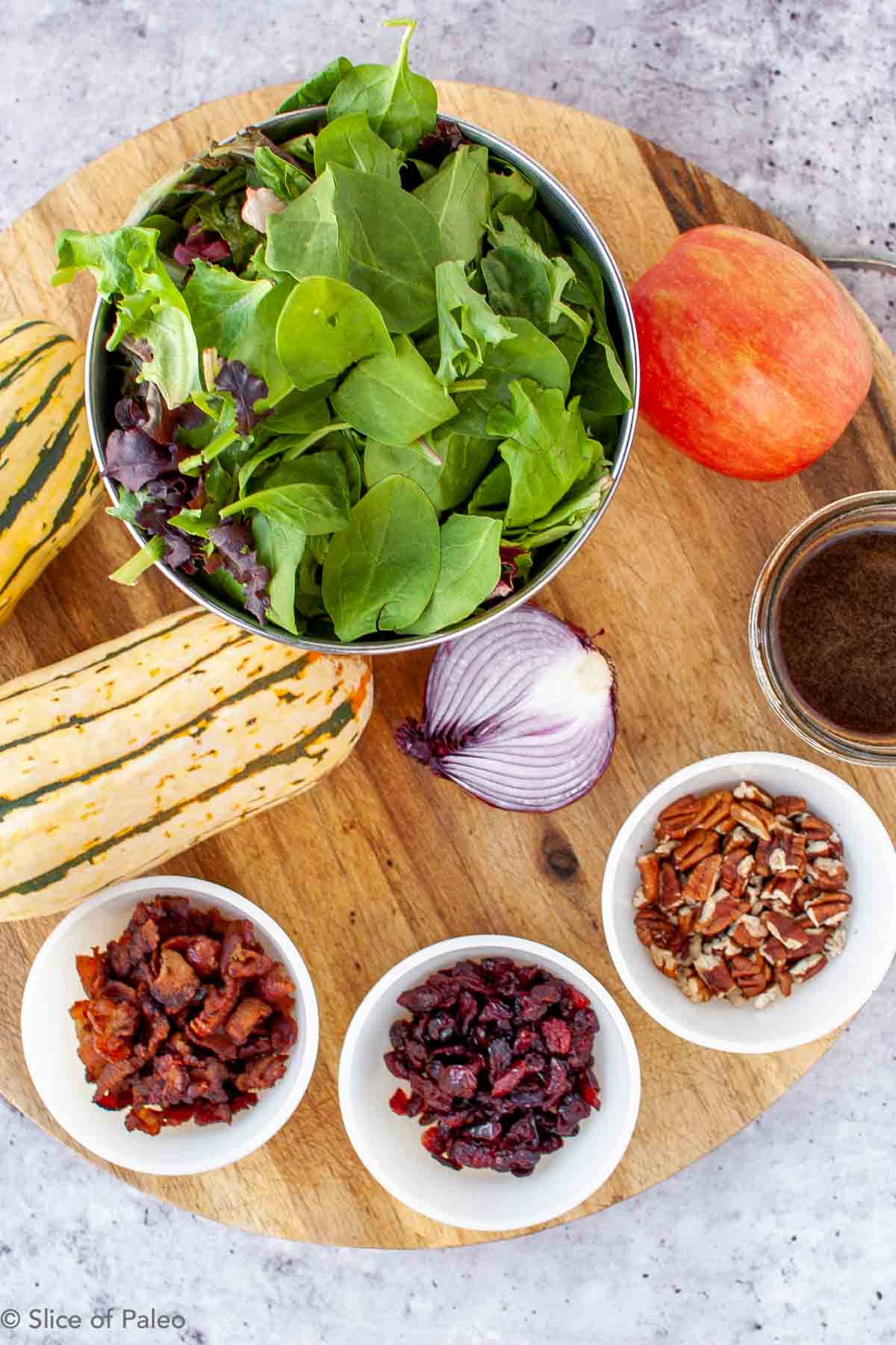 Harvest Salad ingredients